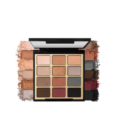 Milani Bold Obsessions Eyeshadow Palette (0.48 Ounce) 12 Cruelty-Free Jewel-Tone Matte & Metallic Eyeshadow Colors for Long-Lasting Wear