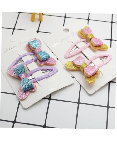 FRCOLOR Girls Snap Hairpins hair accessory for girls hair clips for infant hair clips matte hair clips bows shower hair clips Bowknot Hair Clips Glitter Glitter Barrettes - Buy Online on GoSupps.com