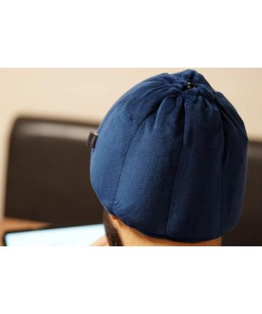 IceHOF Cooling Cap with 8 Packs - Gentle Fabric Hat for Chemo Migraine & Headache Relief - Hair Opening & Rubber Cinder Design - Buy Online on GoSupps.com
