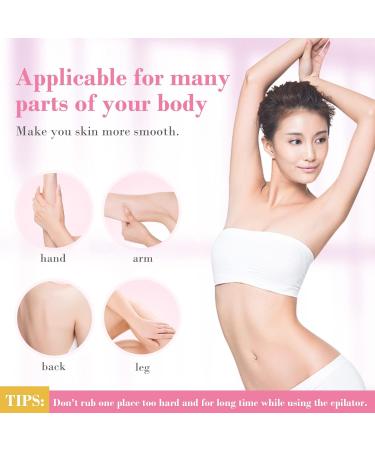 Crystal Hair Remover Nano - Painless Exfoliation Tool for Men and Women - Magic Hair Removal (Pink) - Buy Online on GoSupps.com