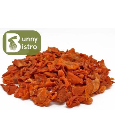 Bunny Bistro Carrot Slices | 100% Natural Treat for Rabbits Guinea Pigs & Small Animals (100g) 100 g (Pack of 1) - Buy Online on GoSupps.com