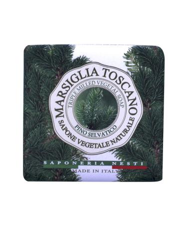 Saponeria Nesti Firenze: Marsiglia Toscano"Pino Selvatico" Triple Milled Vegetal Soap Wild Pine 200g/7oz