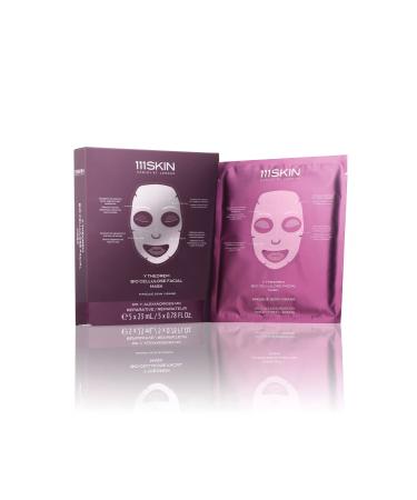 111SKIN Y Theorem Bio Cellulose Facial Mask | Repair Rest & Rejuvenate Skin | Set of 5 (0.78 oz each)