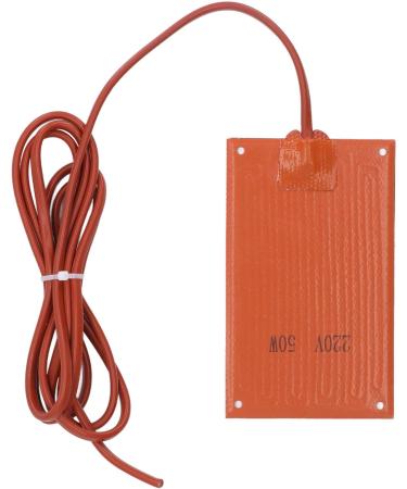 Silicone Rubber Heating Pad 220V | Electrical Cabinet Heater Mat 90x150mm (50W) - International Shipping Available - Buy Online on GoSupps.com
