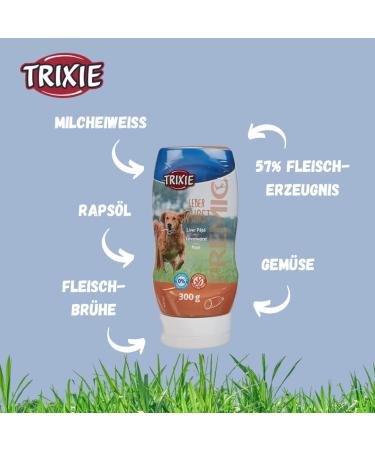 Buy Trixie Hundeleckerli Premio Dog Liver Sausage XXL 300G | Grain-Free Gluten-Free Treats for Dogs | Perfect Training Rewards - 2 Pack - Buy Online on GoSupps.com