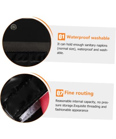 Hemoton Mini Coin Purse Storage Bag for Purse Travel Organizer - Black | 1 Count - Buy Online on GoSupps.com