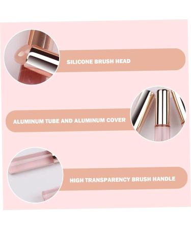 2 PCS Reusable Lipstick Brush Set - Soft Silicone Lip Applicator with Dust Cover for Lipstick Lip Gloss & Lip Balm - Buy Online on GoSupps.com