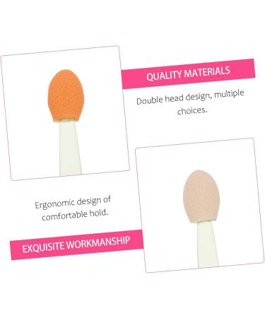 SOESFOUFU 100pcs Maquillaje Green Double Makeup Professional Latex Sided Smudger Plastic Tipped Eye Eyeliner 6.5x1.3cm Green - Buy Online on GoSupps.com