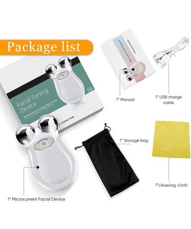 2023 Microcurrent Face Roller: Lift & Tighten Facial Skin, USB Rechargeable & Portable - Buy Online on GoSupps.com