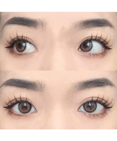 DSLONG Anime Eyelashes - Japanese Manga Halloween Cosplay Extension | Reusable 3D Dramatic Black Cluster Lashes - Buy Online on GoSupps.com