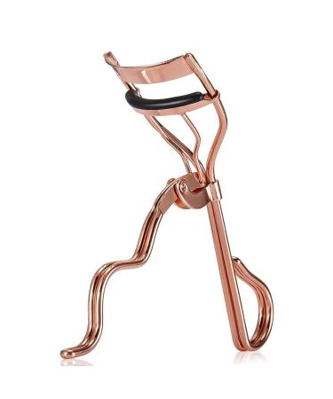 Buy Stylish Eyelash Curlers - Easy Grip Handle & 2 Extra Silicone Pads | Golden Design for Perfect Lashes - Buy Online on GoSupps.com