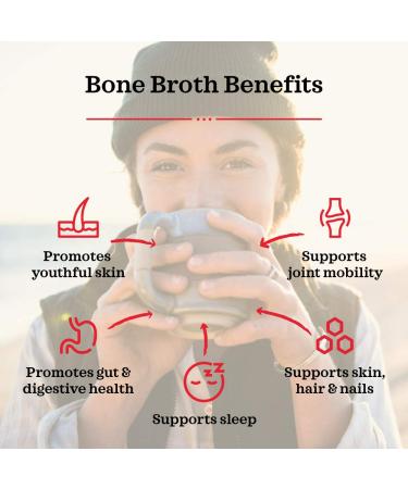 Kettle and Fire Classic Beef Bone Broth - Keto, Paleo, Whole 30 Approved - Gluten Free - High Protein & Collagen - 4 Pack (32 oz) - Buy Online on GoSupps.com