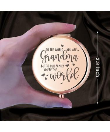 Family Love: Z-Crane Rose Gold Compact Mirror - Unique Mother's Day & Birthday Gift for Grandma - Buy Online on GoSupps.com