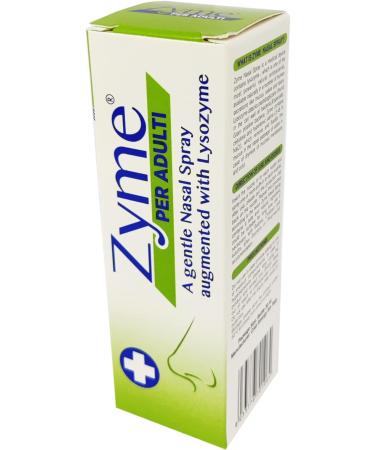 Zyme Nasal Spray 30ml - Stops Running Nose, Unclogs and Moisturizes with Lysosome, Hypertonic Saline, and Eucalyptus - Buy Online on GoSupps.com