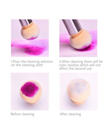 Nail Art Tools Set - Double Head Ombre Sponge Stick & Brush Applicator with 4 Replacement Heads for Perfect Pigment Application - Buy Online on GoSupps.com