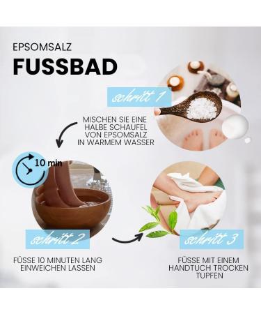 Bleu & Marine Bretania Epsom Salt 500g - Natural Magnesium-Rich Bath Soak for Health & Relaxation | Perfect for Foot & Full Baths - Multi-Colored - Buy Online on GoSupps.com