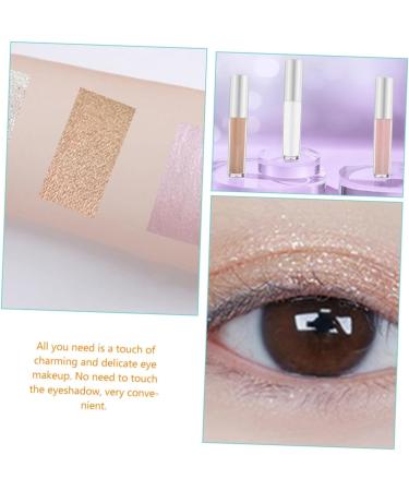 IWOWHERO 3pcs Polarized Monochrome Eyeshadow Cosmetic Tools for Women Glitter Eyeliner Glitter Makeup Plastic - Buy Online on GoSupps.com