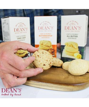 Deans Scottish Butterscotch Shortbread Biscuit - 130g Pack Luxury Butterscotch Shortbread Rounds. Great Flavour & Texture For Dunking In Tea/Coffee. Slowly Baked By Hand To An Original Scottish Recipe - Buy Online on GoSupps.com