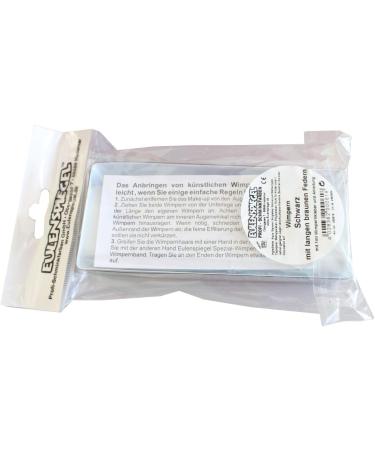 Eulenspiegel 000618 Artificial Eyelashes with Adhesive - Black & Brown Springs for Carnival and Party Celebrations - Buy Online on GoSupps.com