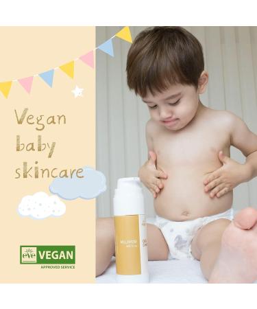 Milimom Baby Oil & Cream with Argan Oil | Nourishing & Moisturizing | Gentle Baby Massage | Vegan Skincare - 2.53fl.Oz / 75ml - Buy Online on GoSupps.com