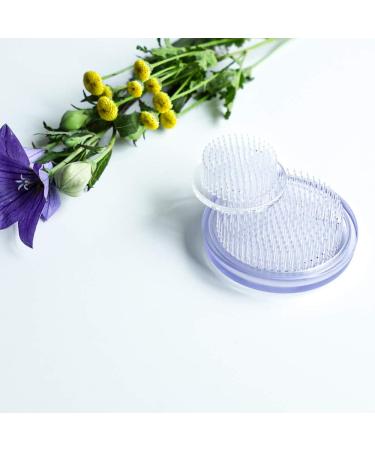 Wazakura Clear Ikebana Kenzan Japanese Flower Holder  Made in Japan  Plastic Floral Arranging Pin Frog  Round - 3(78mm) Clear - Buy Online on GoSupps.com