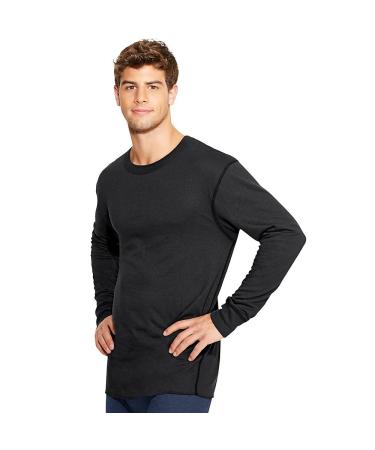 Duofold Men's Mid Weight Wicking Thermal Shirt Medium Black 1