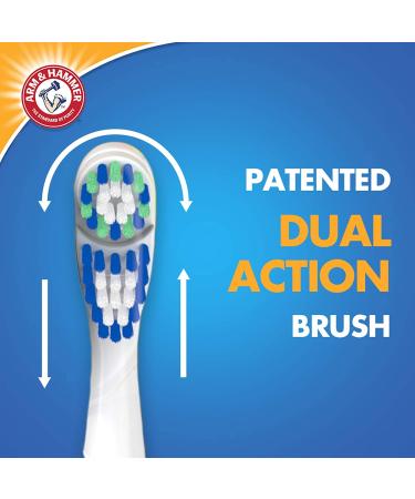 Arm & Hammer Spinbrush Pro Series White Electric Toothbrush Replacement Brush Heads - Soft Bristles 2 Count (Pack of 2) - Buy Online on GoSupps.com