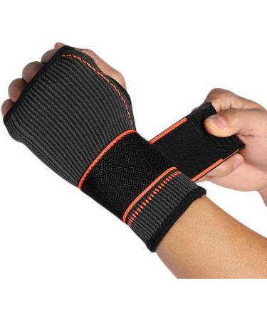 Adjustable Wrist Brace Wraps for Night Sleep Support - Relief for Arthritis Joint Pain & Strain - Perfect for Sports & Weightlifting (1 Pair - Buy Online on GoSupps.com