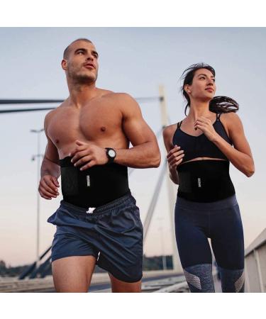 Bracoo Waist Trimmer Wrap - Sweat Sauna Slim Belly Belt for Men and Women | Abdominal Waist Trainer for Weight Loss & Core Stability | Metabolic Rate Booster | SE20 - Buy Online on GoSupps.com