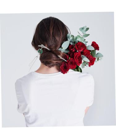 SOLUSTRE Hairpin Hair Barrettes for Women Japanese Hair Bun Sticks Rhinestone Barrettes for Women Handmade Hair Accessories Hair Clip Hair Bun Chopstick Twine Zinc Alloy Rhinestones Miss - Buy Online on GoSupps.com