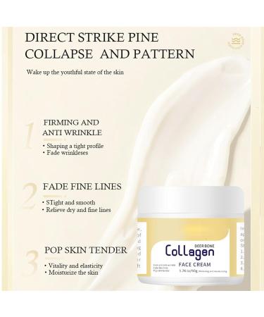 Podanri Deer Bone Collagen Cream Deer Bone Collagen Face Cream Wrinkle Removal Face Cream Anti Aging Face Cream for Women and Men (3pcs) - Buy Online on GoSupps.com