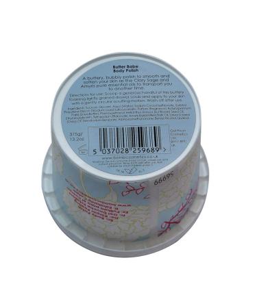 Butter Babe Body Polish Scrub 375g | Exfoliating Shower Scrub by Bomb Cosmetics | Luxurious Skincare for Soft Skin - Buy Online on GoSupps.com