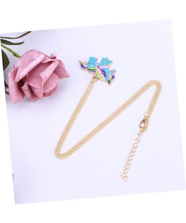 CALLARON Necklaces Cartoon Necklace Womens Rainbow Necklace Unicorn Shape Necklace Modeling Pendant Miss - Buy Online on GoSupps.com