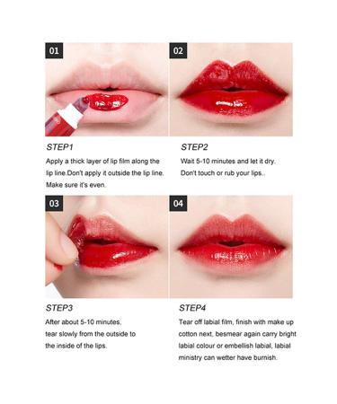 Qinlorgo Advanced Color Scrub Lip Gloss - Cherry Red Portable Lipstick for Daily Beauty | International Shipping - Buy Online on GoSupps.com