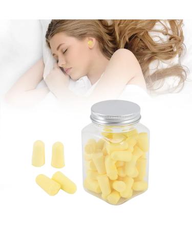 Foam Ear Plugs for Noise Reduction - 60 Pcs Soft Sound Blocking Earplugs for Concerts Travel and Sleeping - Yellow - Buy Online on GoSupps.com