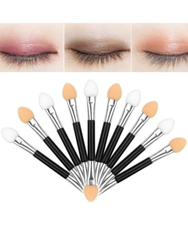 10pcs Double Ended Disposable Eye Shadow Sponge Applicators Make Up Brush Hydrophilic Latex Soft Touch Mini Size Strong Adhesion - Buy Online on GoSupps.com