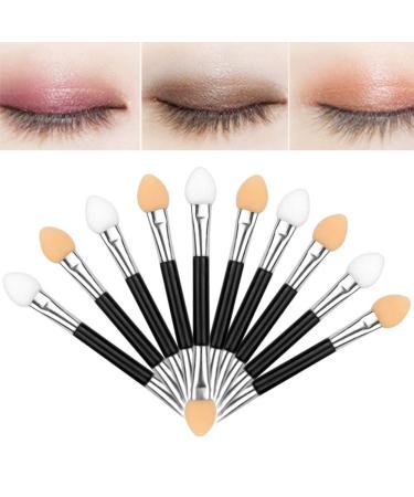 10 Pieces Disposable Double Sided Eyeshadow Brushes - Double Ended Makeup Applicator Sponges for Flawless Eyeshadow Application - Buy Online on GoSupps.com