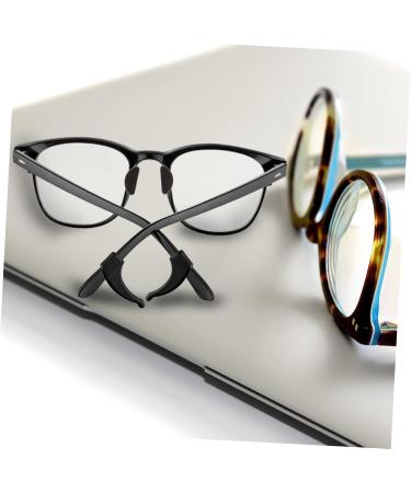 Anti-Slip Glasses Cover Set | Soft Nose Pads & Ear Pads for Sunglasses | Slide-Resistant Pebble Gel | Fashion Accessory White 1.9x0.8cm | International Shipping - Buy Online on GoSupps.com