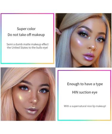  Beliky Girl Set of 6 glittery liquid diamond-effect lipsticks non-stick metallic lip gloss for women and girls #01 - Buy Online on GoSupps.com