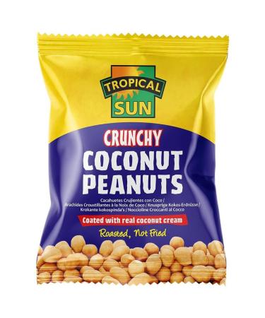 Tropical Sun Crunchy Coconut Peanuts 50g Box of 12-Fd - Buy Online on GoSupps.com