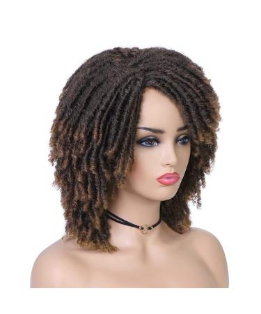 Lady Hanne Black Brown Short Curly Dreadlock Wig | Heat Resistant Synthetic Wig for Women 1B/30 - Buy Online on GoSupps.com