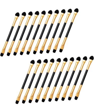 NOLITOY 60 Pcs Double Ended Eyeshadow Brush Eye Makeup Tool Eye Brush Precision Eye Shadow Brush Precision Eyeshadow Brush Eye Makeup Kit Eye Makeup Brush Eyeshadow Brush for Women 12.50X0.50X0.50CMx3pcs Goldenx3pcs - Buy Online on GoSupps.com
