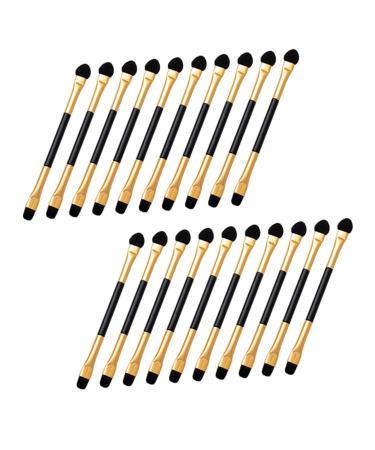 WOONEKY 20pcs Double Ended Eyeshadow Brush Precision Eye Shadow Brush Eye Makeup Brush Eye Brush for Makeup Eye Shadow Brush for Makeup Eye Makeup Kit Eyeshadow Makeup Brush