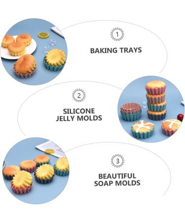 36 Pcs Silicone Muffin Cup Cupcake Reusable Baking Cups Silicone Molds Parchment Cup Muffin Baking Cups Non- Stick Muffin Pan Cake Molds Soap Mold Biscuit Small Tools Silica Gel 7.5X6.3CMx3pcs - Buy Online on GoSupps.com