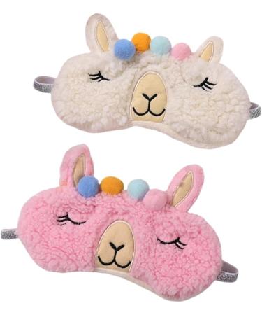 FOMIYES 10 Pcs Sherpa Fleece Eye Masks for Kids & Adults - Plush Travel Sleep Masks & Blindfolds - Perfect for Airplane Rides & Sleepovers - Buy Online on GoSupps.com