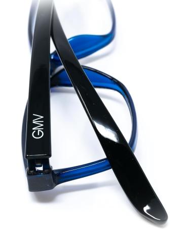Gian Marco Venturi Unisex Verona Reading Glasses - Stylish Blue Frame (M) | International Shipping Available - Buy Online on GoSupps.com