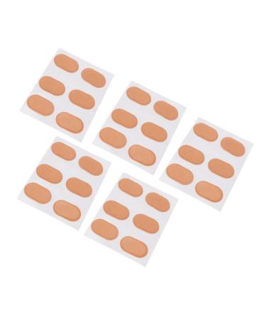 Corn Cushion Patches Distribute Pressure Reliable Adhesion Foot Callus Cushion Skin Color Continuous Support 30 Pieces to Prevent Chafing for Use