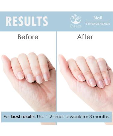 Eylleaf Nail Strengthener - Clear Polish Hardener for Healthy and Strong Nails 15ml - Buy Online on GoSupps.com