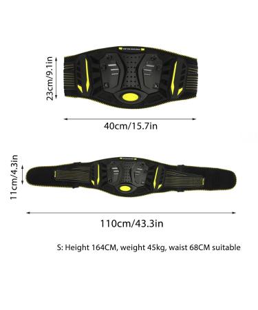 Motorcycle Lumbar Belt - Fashionable Shockproof & Breathable Back Support for All-Weather Off-Road Riding (S) | International Shipping - Buy Online on GoSupps.com