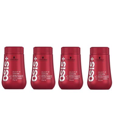 SuperCool OSIS Dust It Mattifying Powder by Schwarzkopf .35oz (Pack of 4)